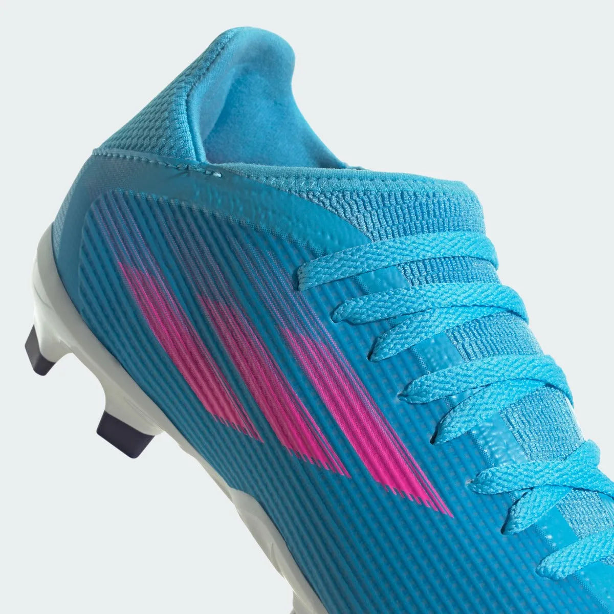 Adidas JR X Speedflow .3 FG - Sky Rush-Shock Pink (Detail 1)