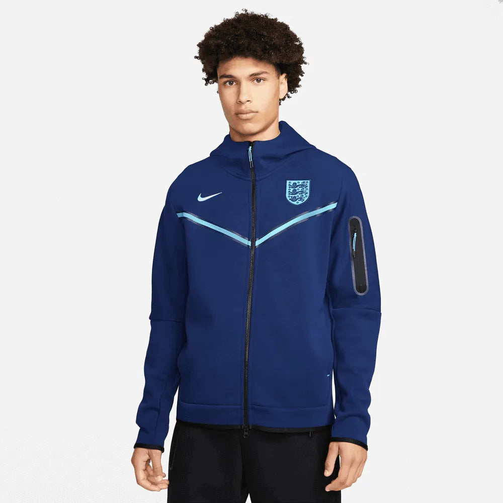 Nike 2022-23 England Tech Fleece Hoodie (Model - Front)