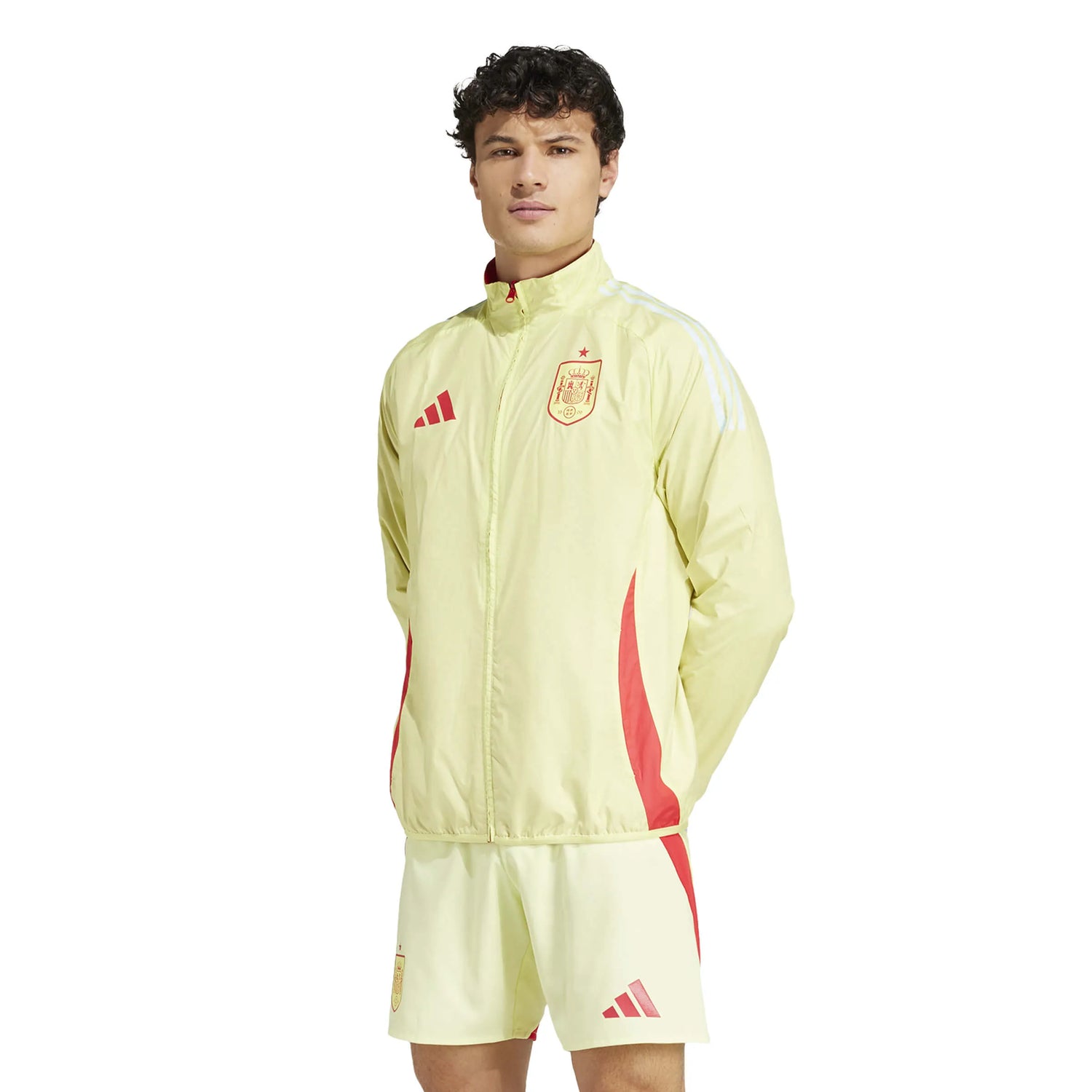 adidas 2024-25 Spain Men's Anthem Jacket (Model - Front Reverse)