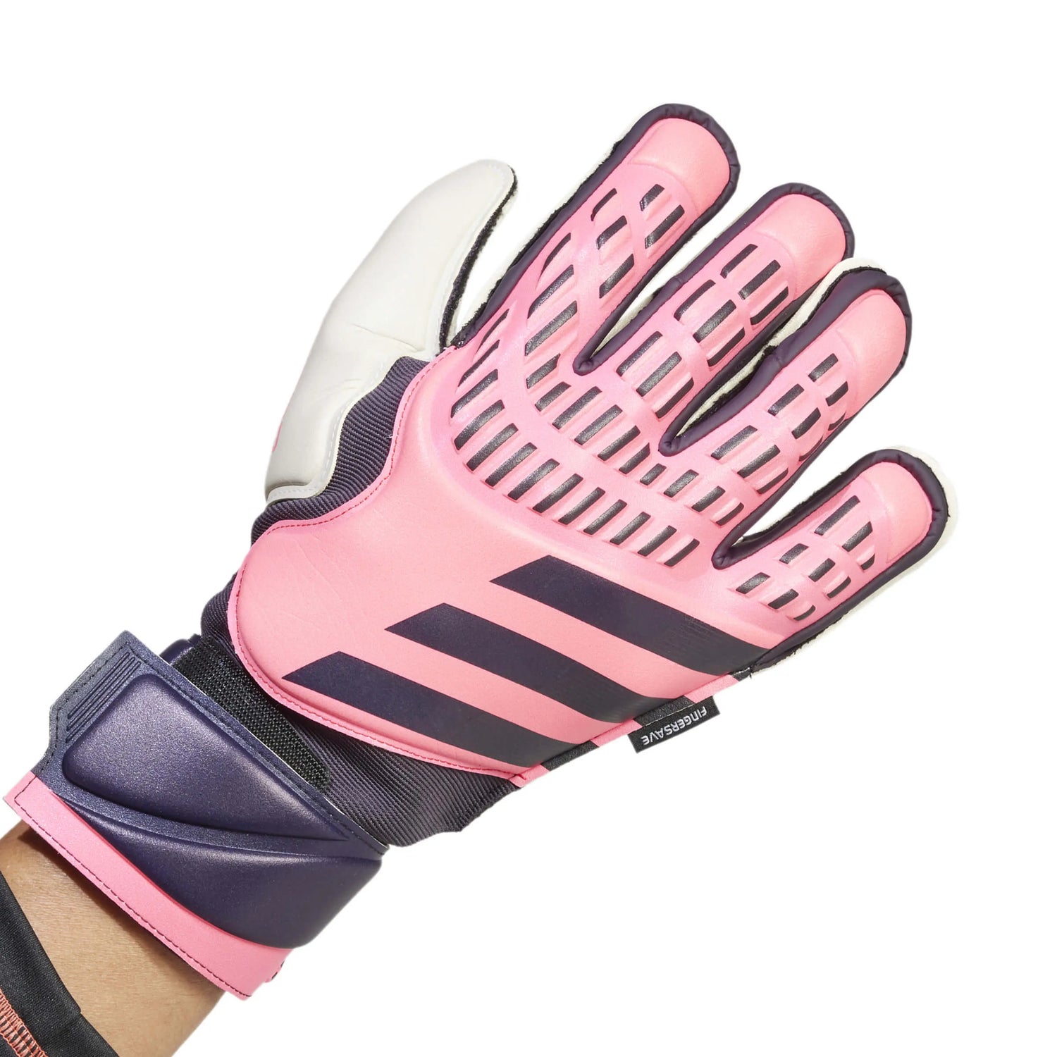 adidas Predator GL Match FS Goalkeeper Gloves Turbo - Aurora Black - Turbo (Single - Outer)