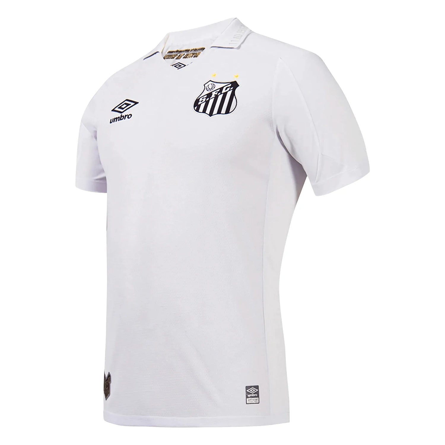 Umbro 2022-23 Santos Home Jersey - White (Diagonal)