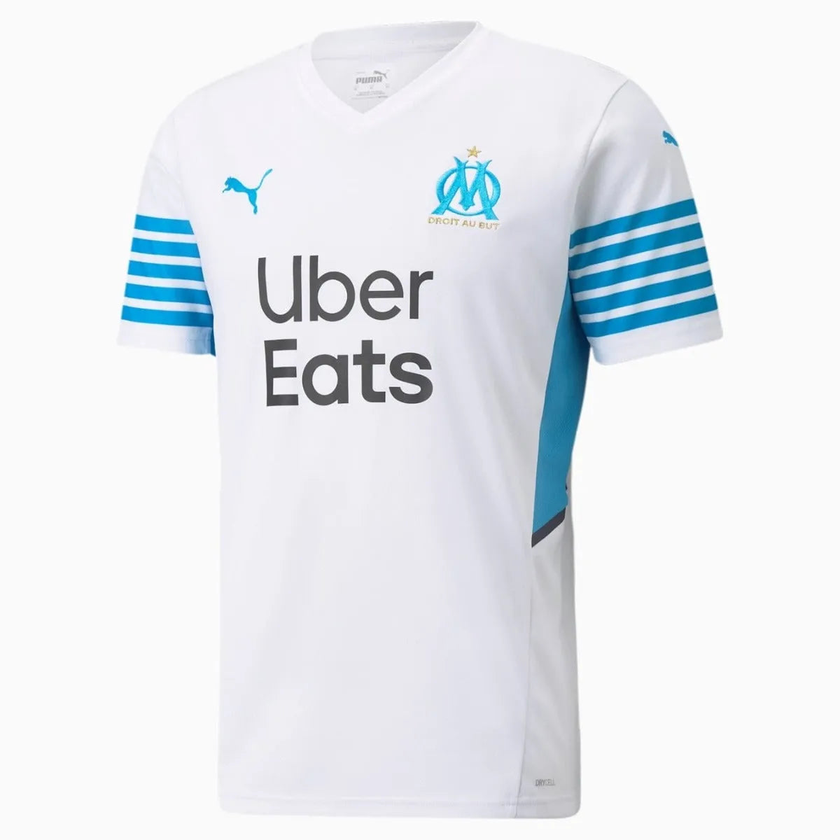 Puma 2021-22 Olympique Marseille Home Jersey - White (Front)