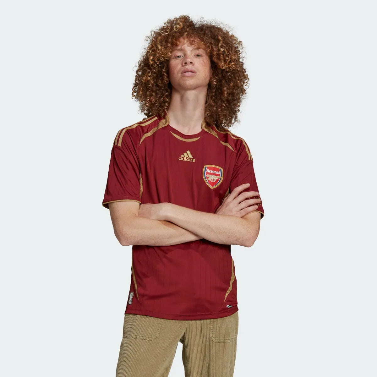 Adidas 2022 Arsenal Teamgeist Jersey - Noble Maroon (Model - Front)