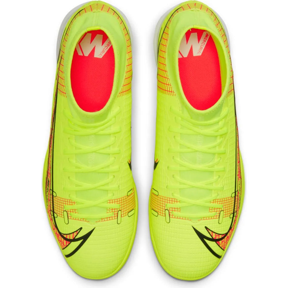 Nike Superfly 8 Academy IC - Volt-Bright Crimson (Pair - Top)