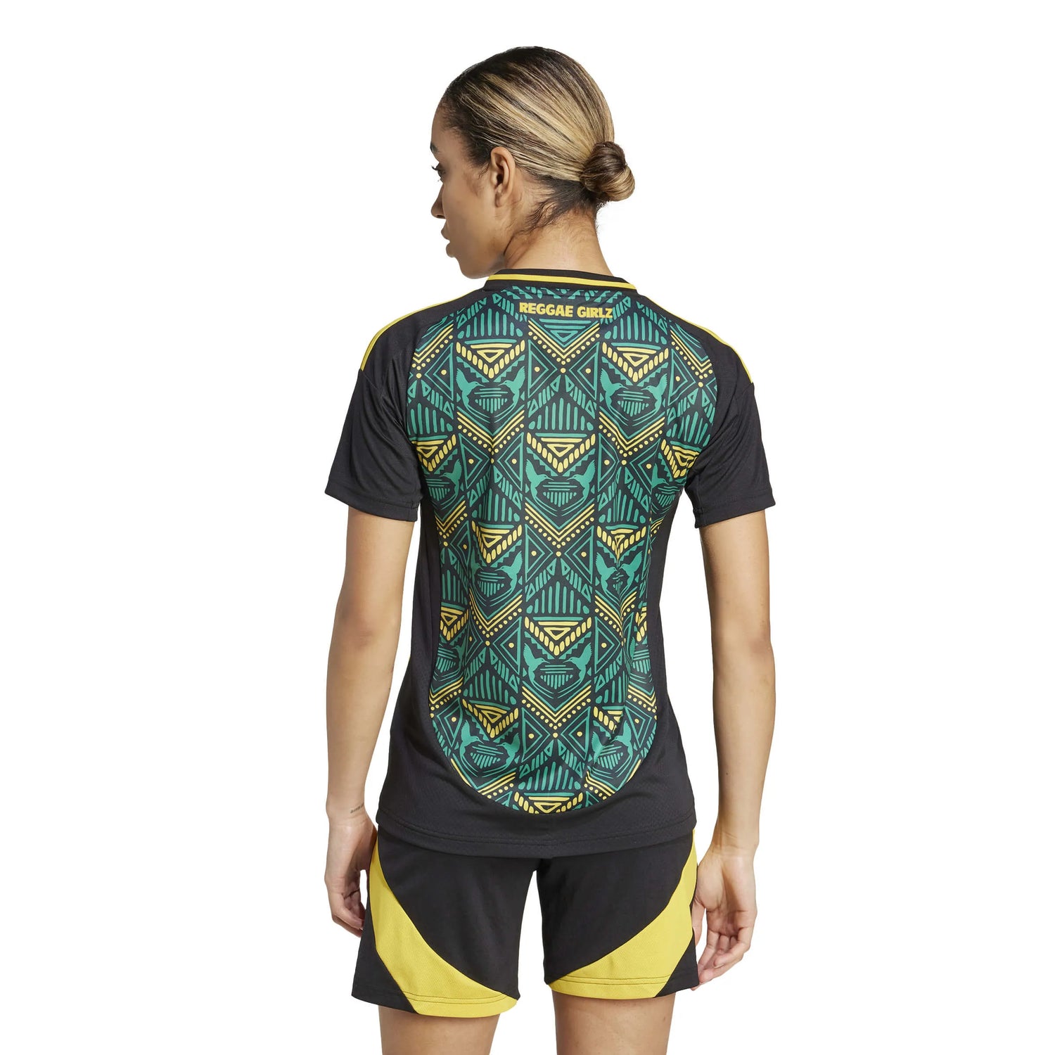 adidas 2024-25 Jamaica Women's Stadium Away Jersey (Model - Back)