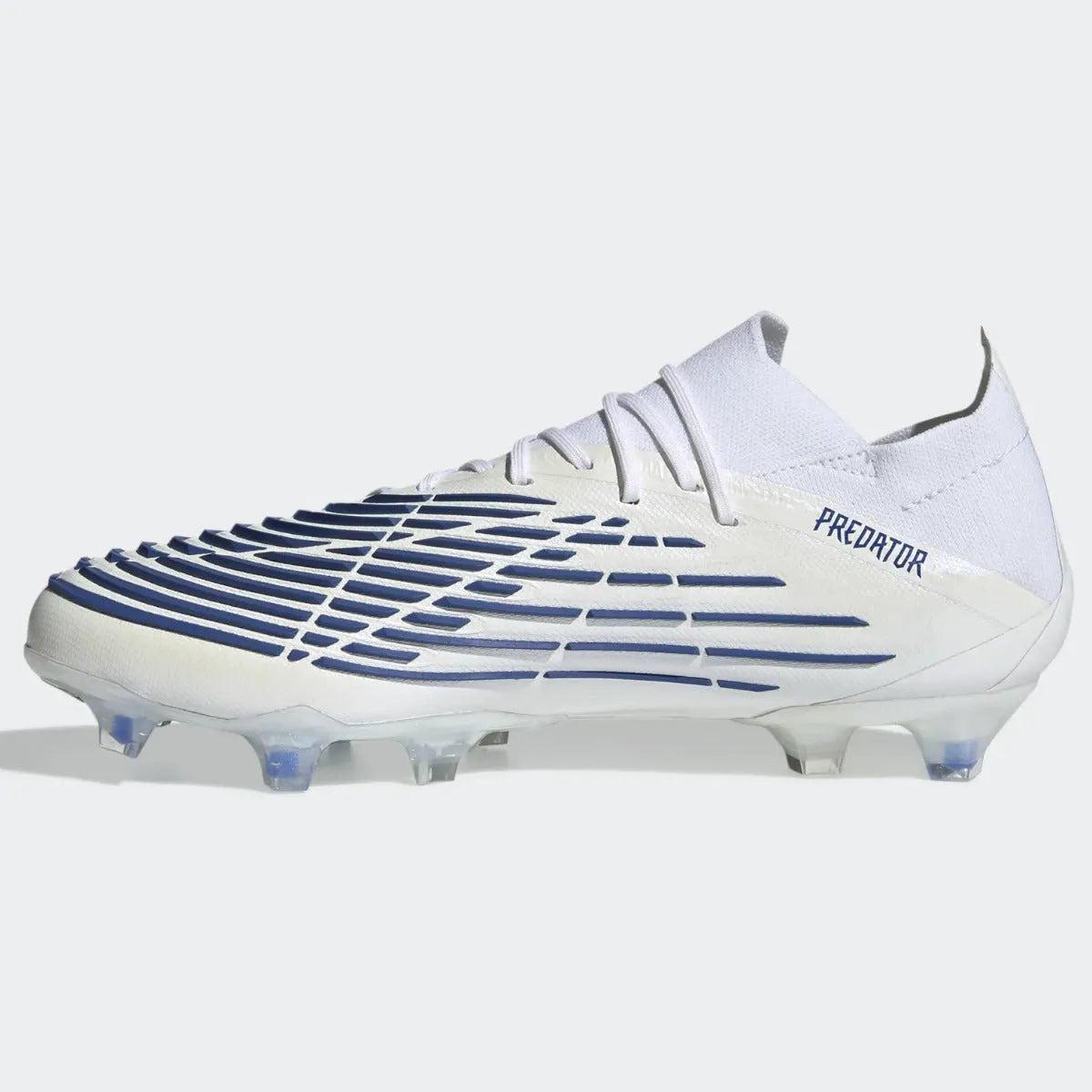 adidas Predator Edge .1 Low FG - White-Blue (Side 2)