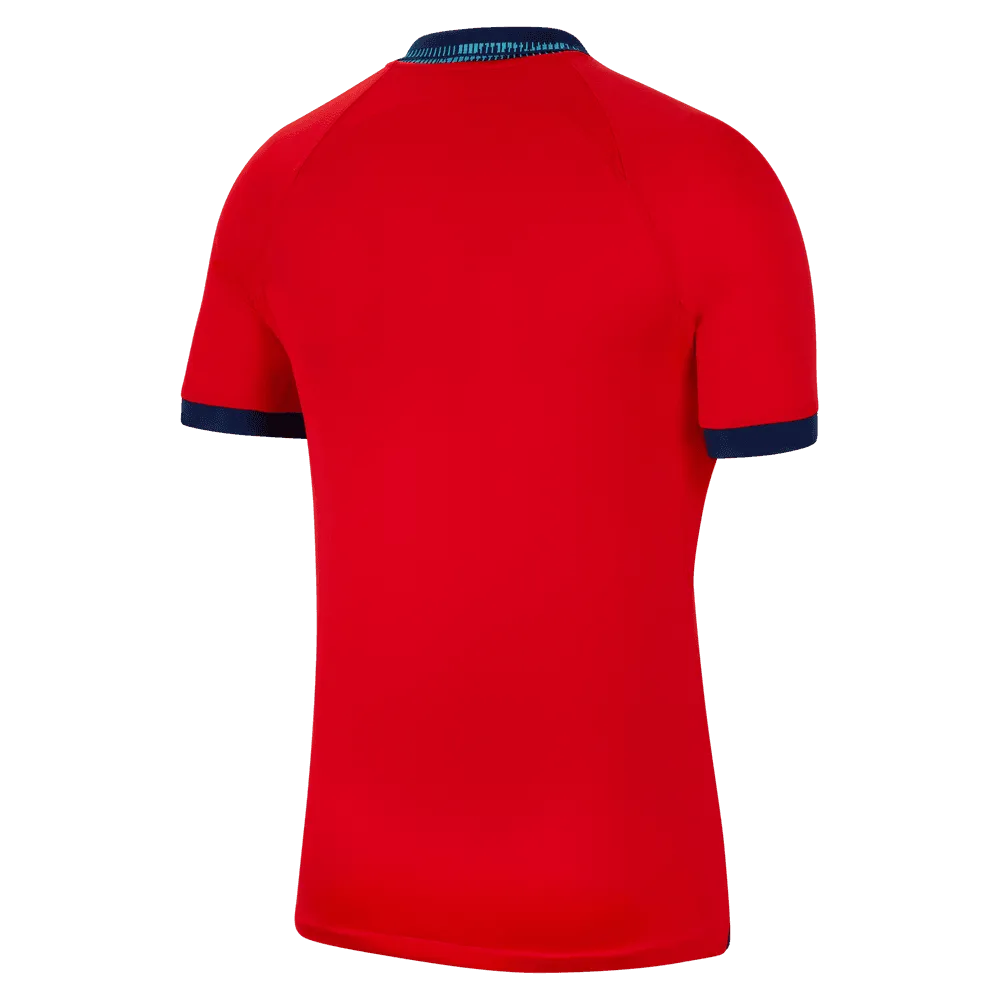 Nike 2022-23 England Away Jersey - Red-Blue Void (Back)