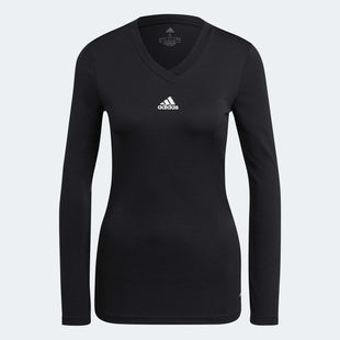 Adidas Women Team Base Tee Black (Front)