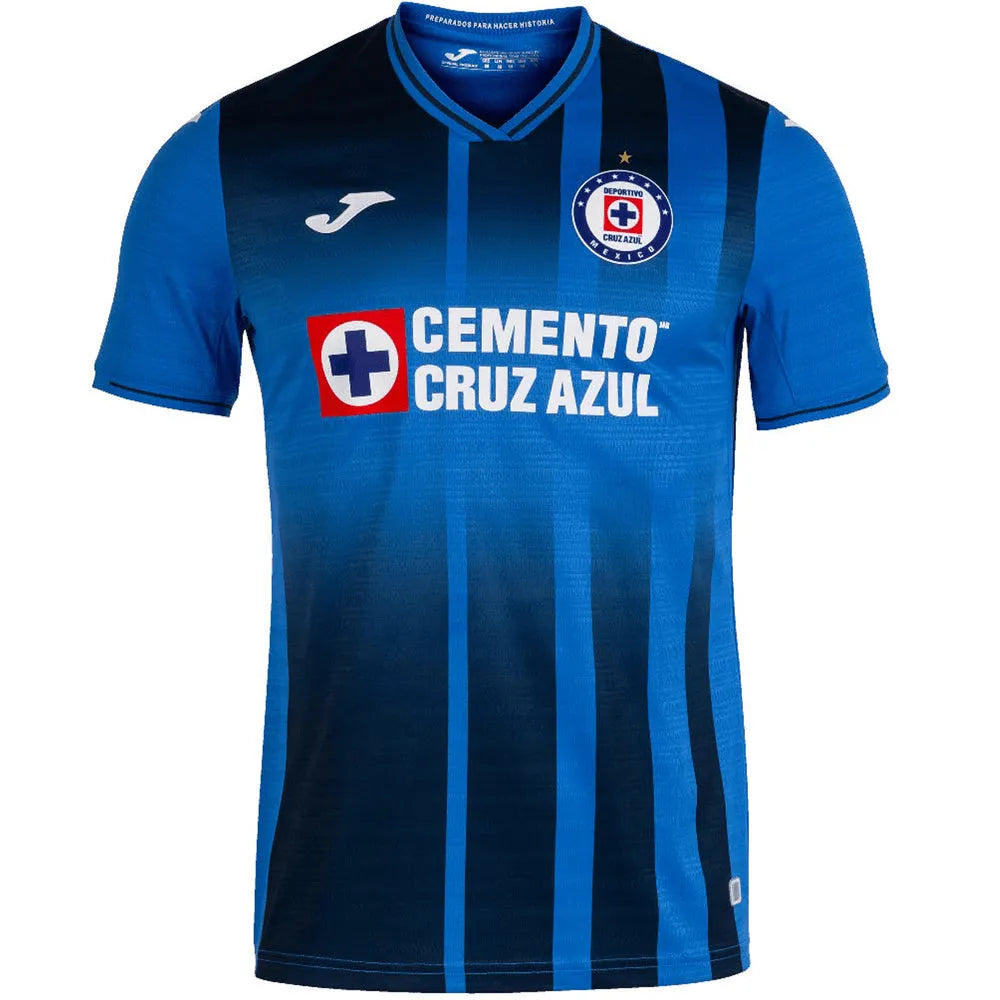 Joma Cruz Azul 2021-22 Home Jersey - Royal-White (Front)