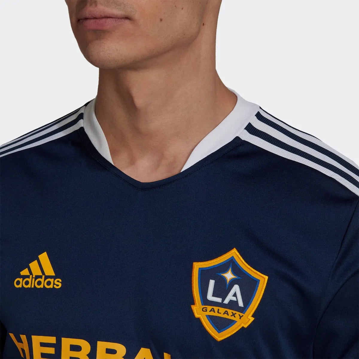 Adidas 2021 LA Galaxy Training Jersey Navy White