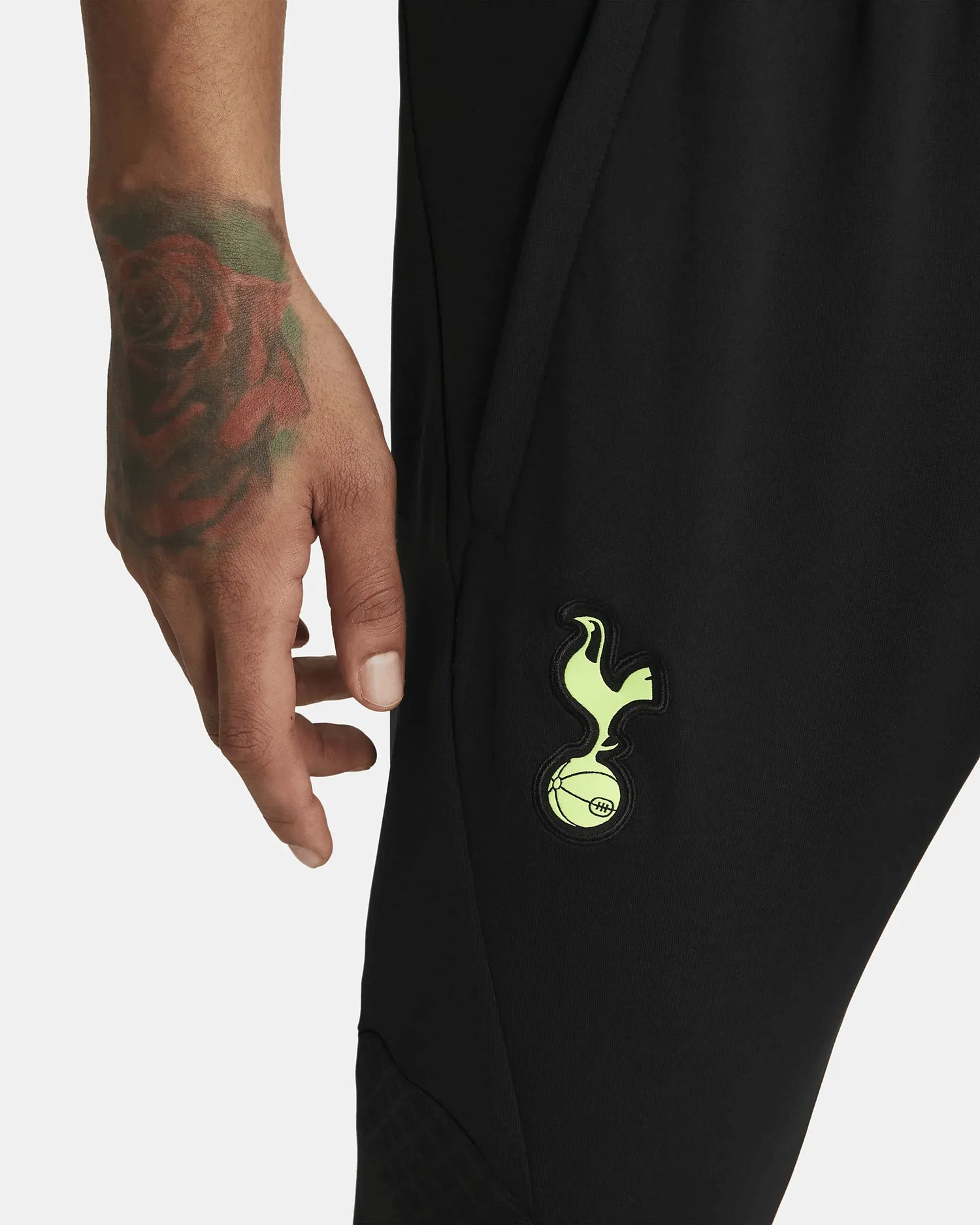 Nike 2022-23 Tottenham Strike Pants - Black-Volt (Detail 2)