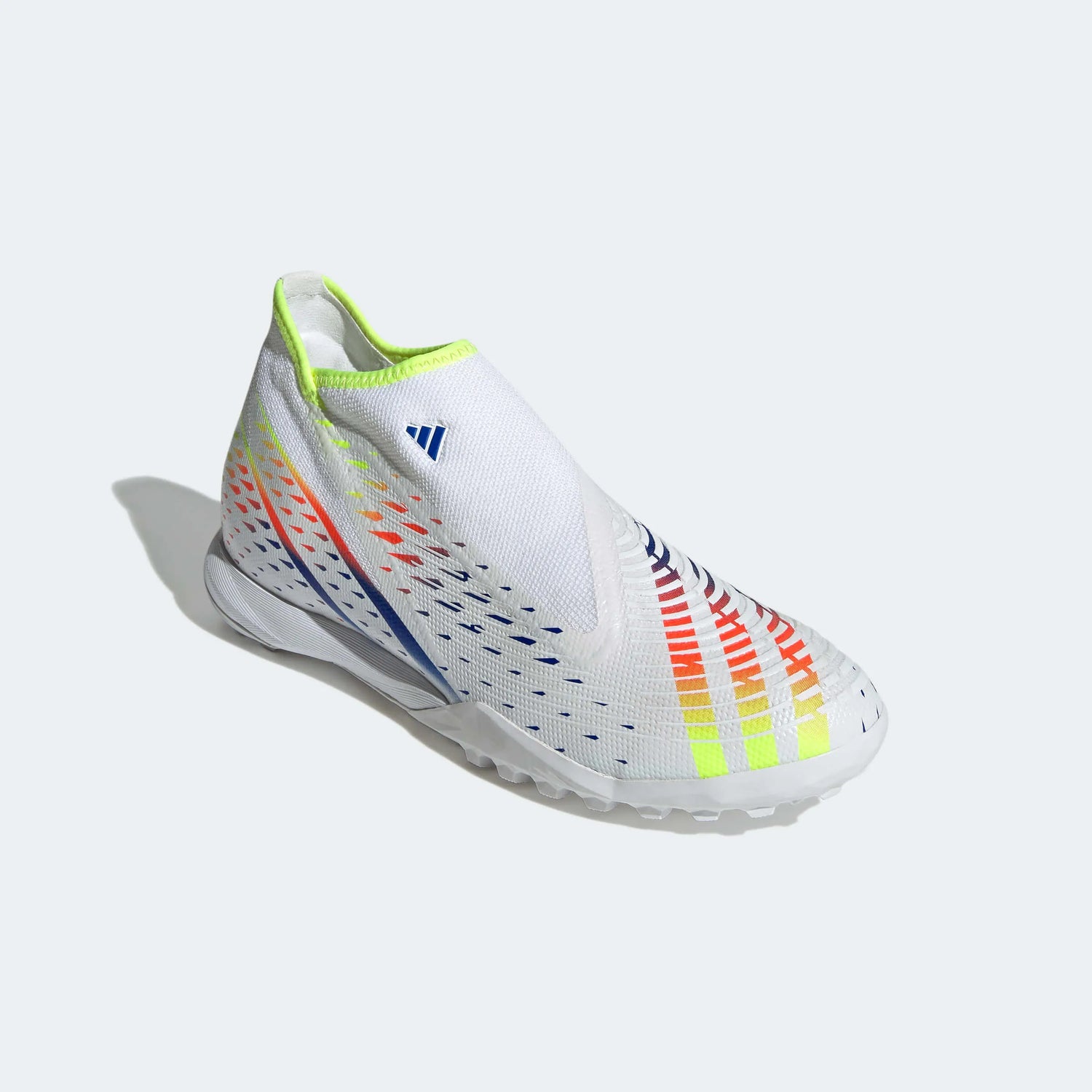 adidas Predator Edge.3 LL Turf - White-Yellow-Blue (Diagonal 1)