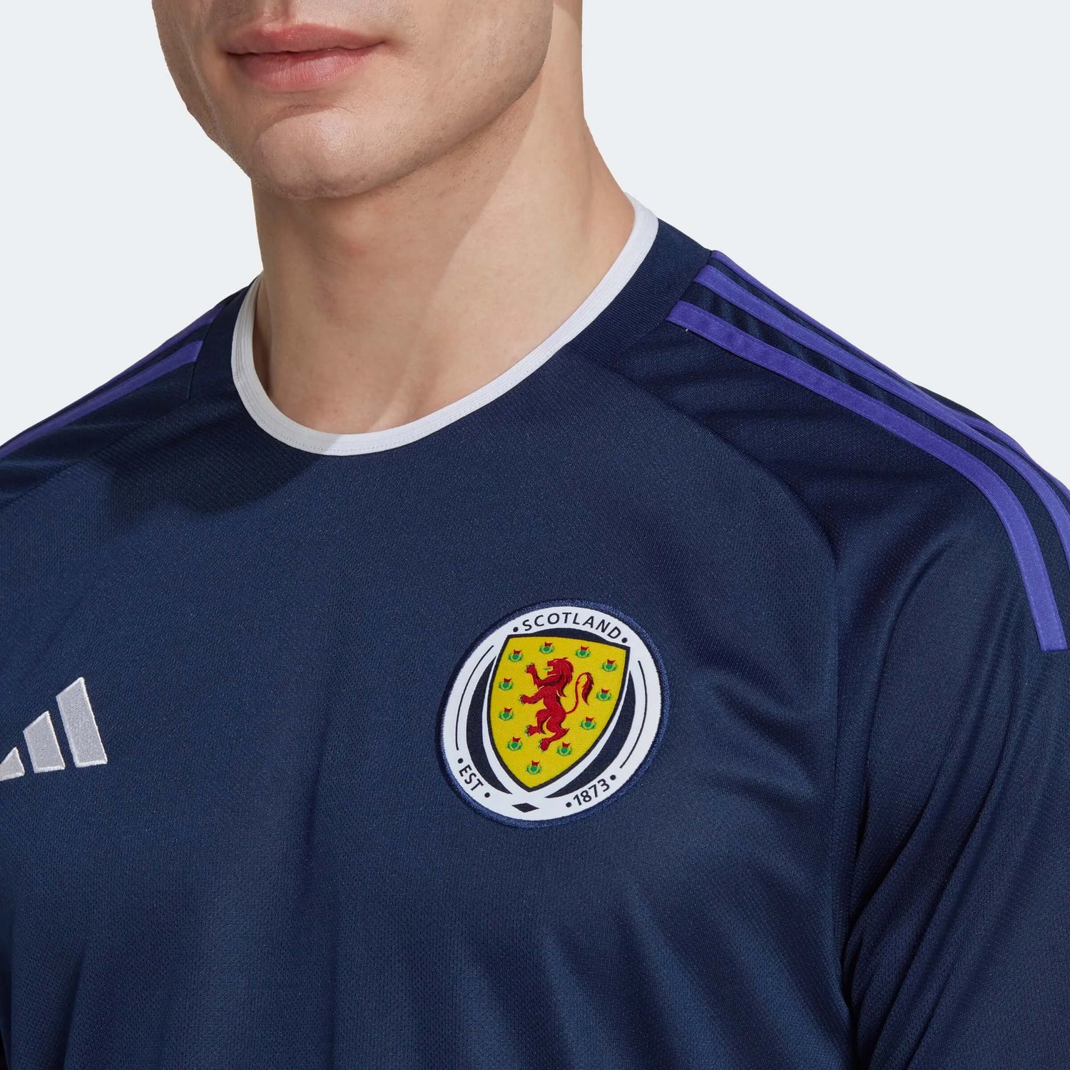 adidas 2022-23 Scotland Home Jersey - Navy Blue (Detail 1)