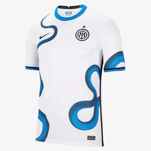 Nike 2021-22 Inter Milan Away Jersey - White-Blue (Front)