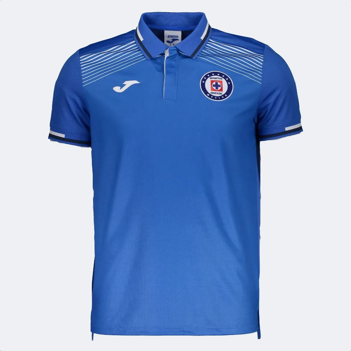 Joma 2021-22 Cruz Azul  Short-Sleeve Polo - Royal (Front)