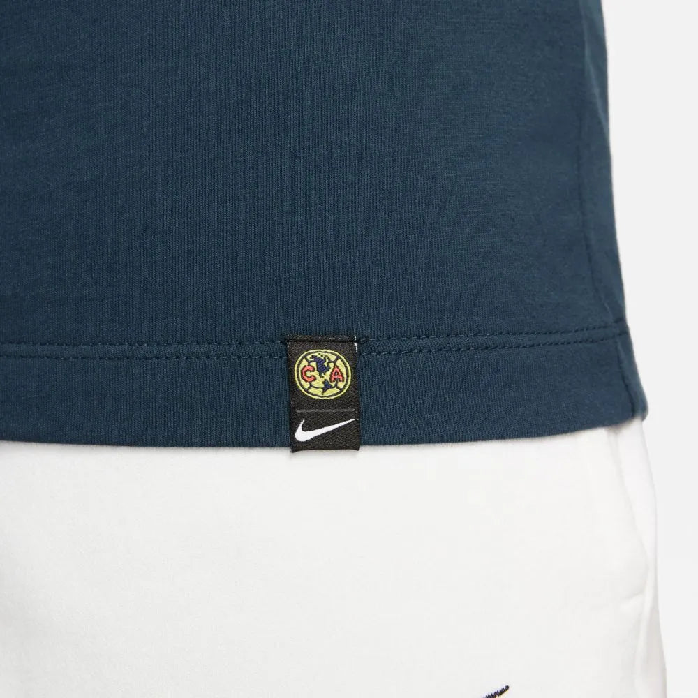 Nike 2021-22 Club America Voice Tee - Navy (Detail 2)