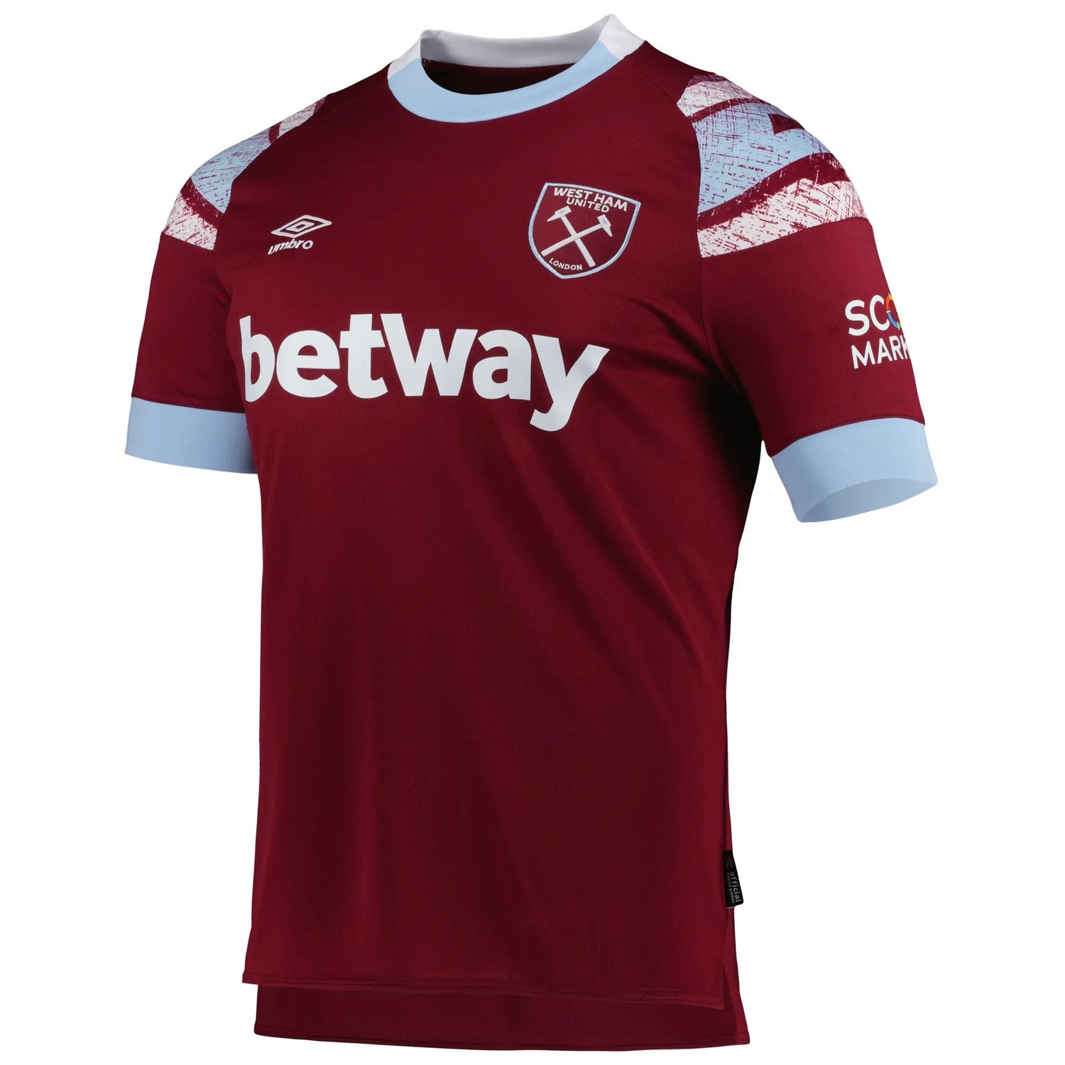 Umbro 2022-23 West Ham United Home Jersey - Burgundy