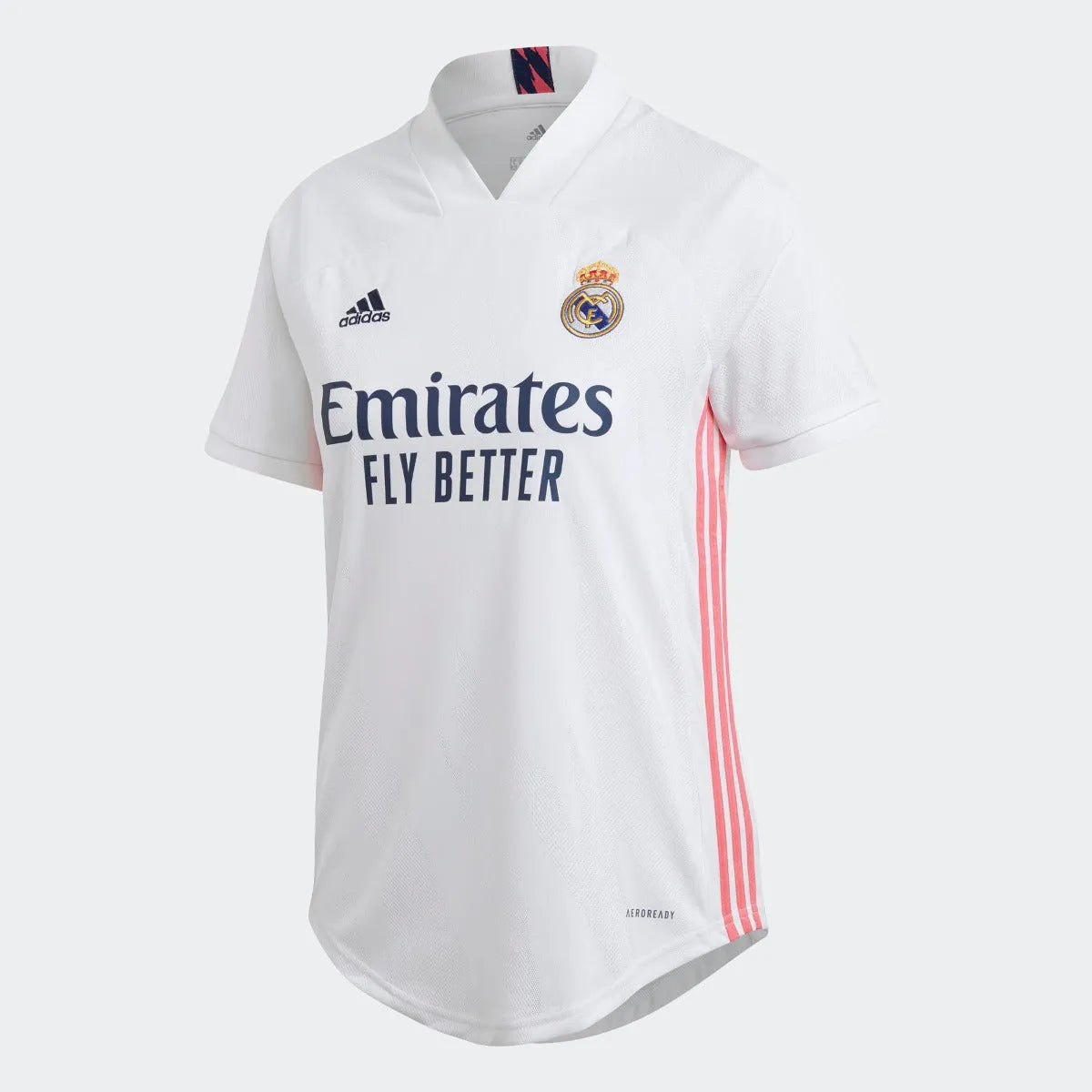 Adidas 2020-21 Real Madrid Women Home Jersey - White-Pink