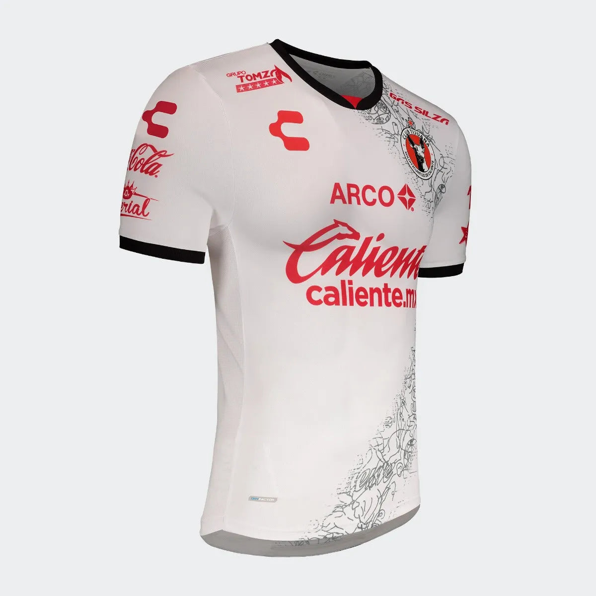 Charly 2020-21 Xolos Away Jersey - White-Red