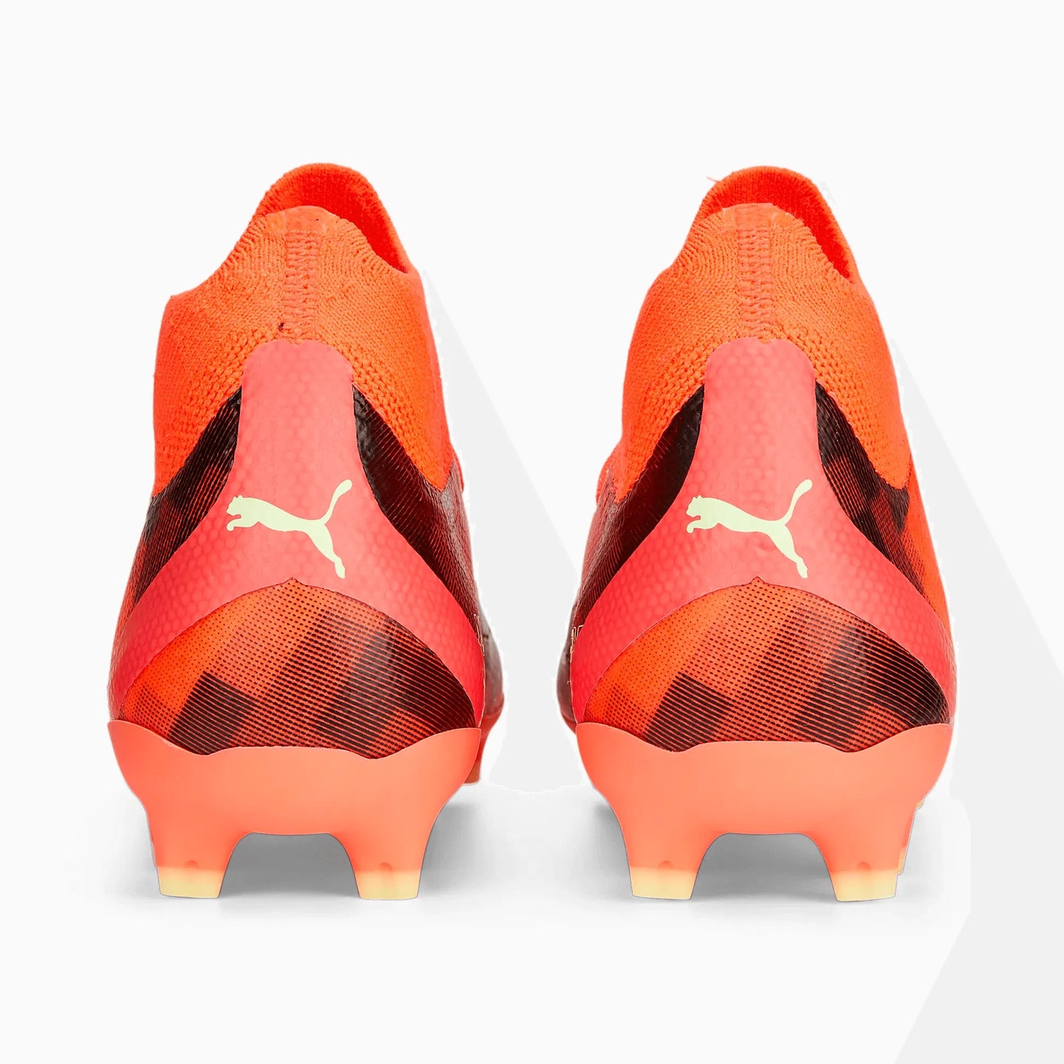 Puma Jr Ultra Pro FG-AG - Coral-Fizzy Light (Pair - Back)