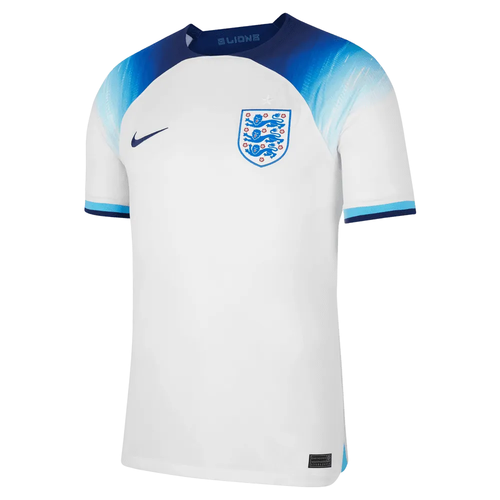 Nike 2022-23 England Home Jersey - White-Blue (Front)