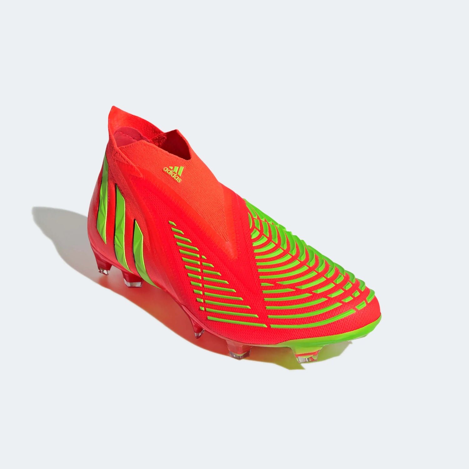 adidas Predator Edge + FG - Solar Red-Solar Green (Diagonal 1)