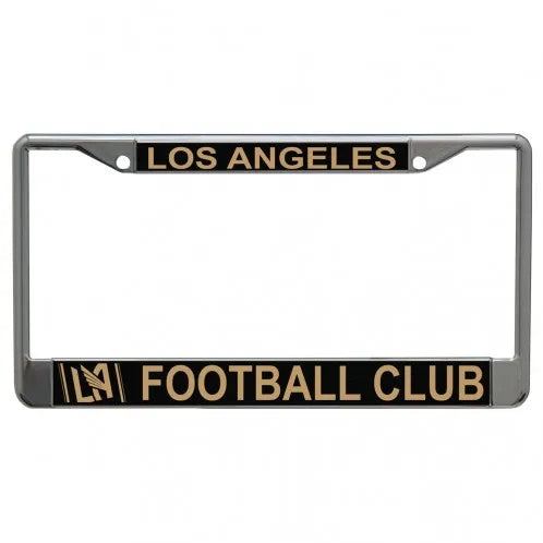 LAFC License Plate SL Frame - Black-Gold