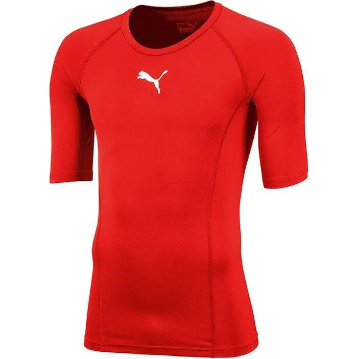 Puma LIGA Baselayer Men's SS Tee Puma Red (Front)