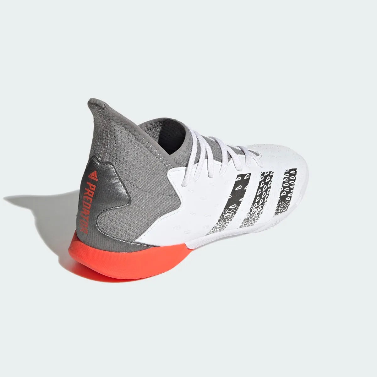 Adidas JR Predator Freak .3  IN - White-Iron Metallic (Diagonal 2)