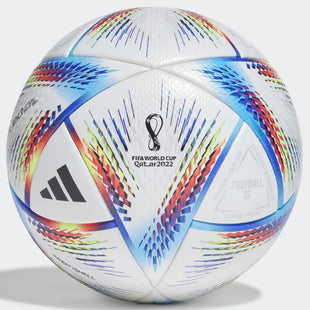 adidas FIFA World Cup 2022 Al Rihla Pro Soccer Ball - White-Pantone (Front)