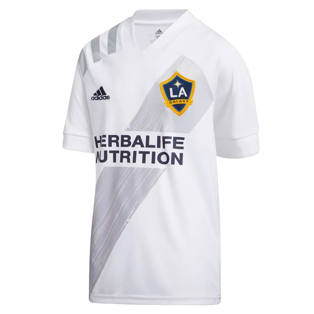 adidas 2020-21 LA Galaxy YOUTH Home Jersey - White