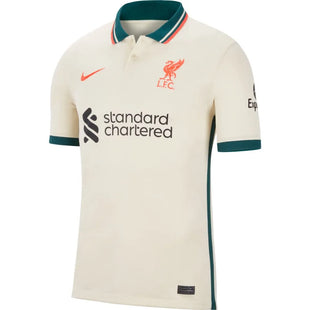 Nike 2021-22 Liverpool Away Jersey - Fossil (Front)