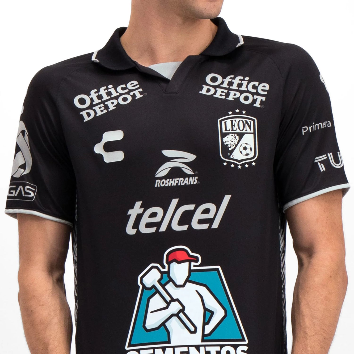 Charly 2023-24 Leon Men's Stadium Away Jersey (Detail 1)