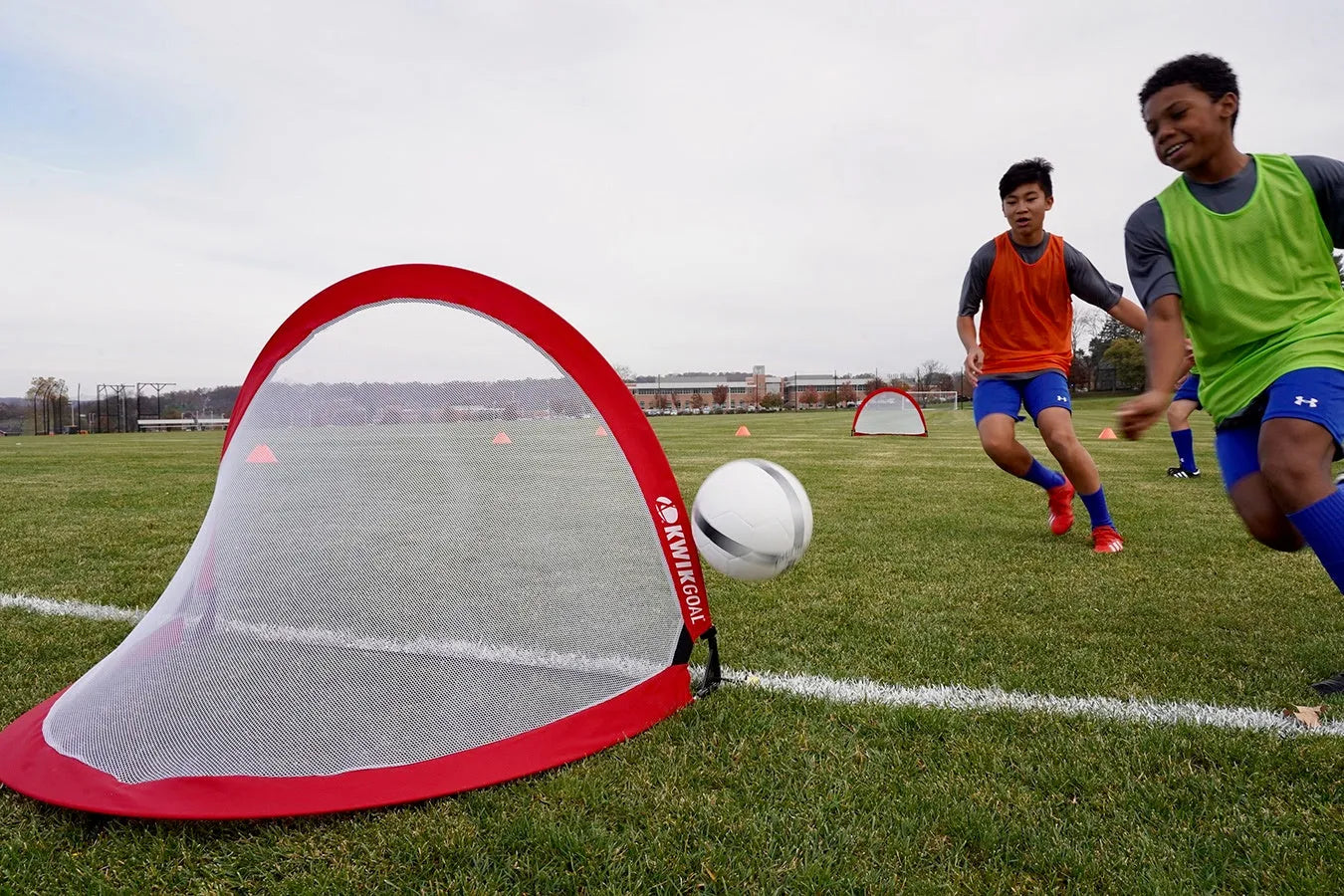 Kwik Goal Infinity Pop-Up Goal (Pair) - 4FT (Action 3)