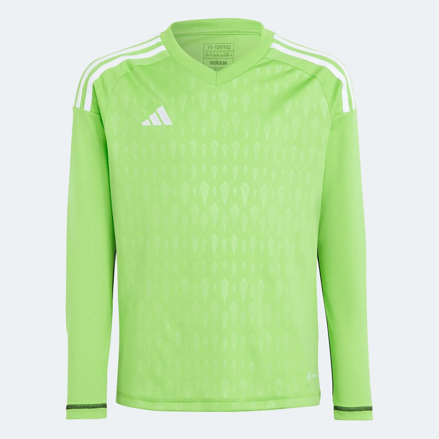 adidas Tiro 23 Competition Youth LS Goalkeeper Jersey Solar Green (Front)