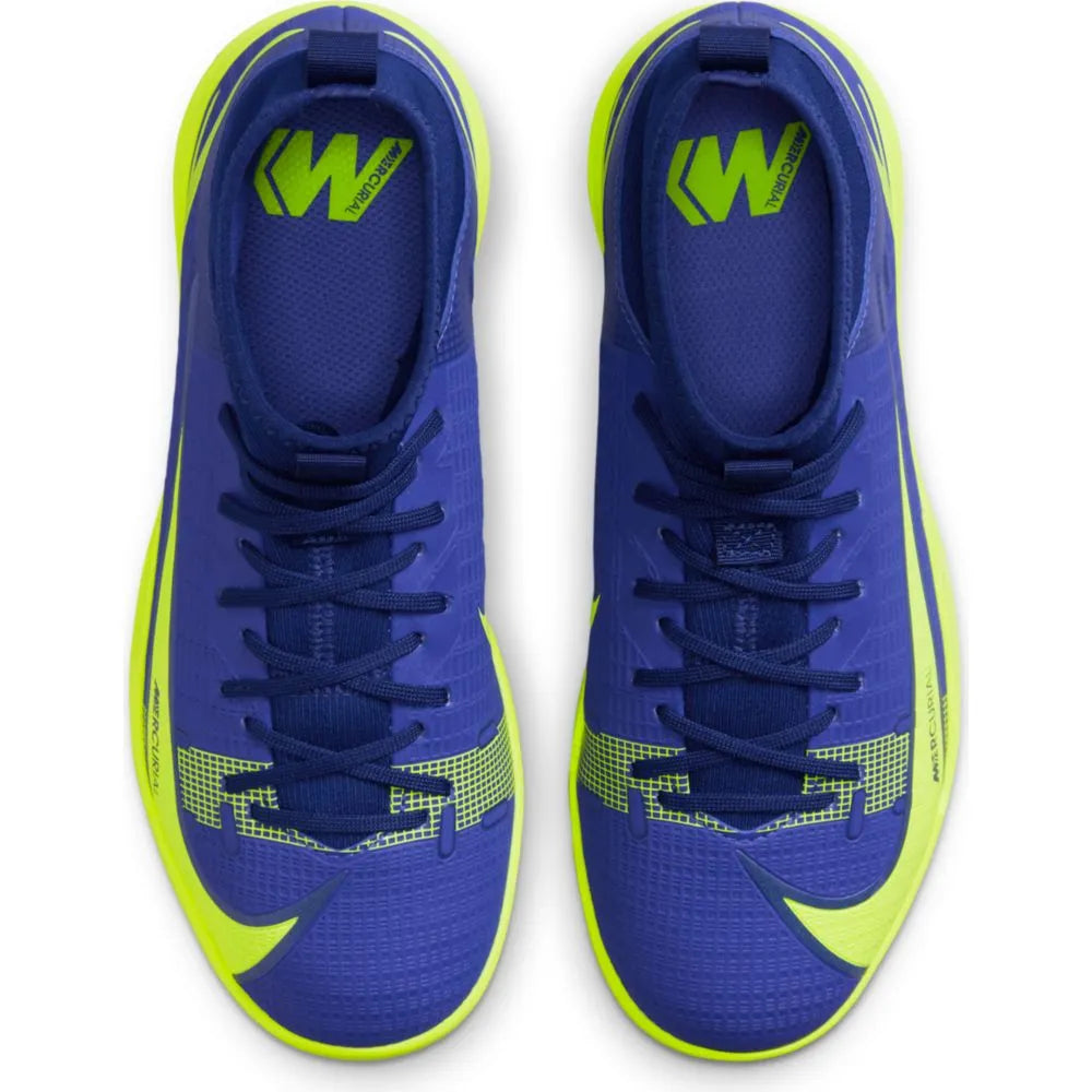 Nike JR Superfly 8 Academy IC - Lapis-Volt-Blue Void (Pair - Top)