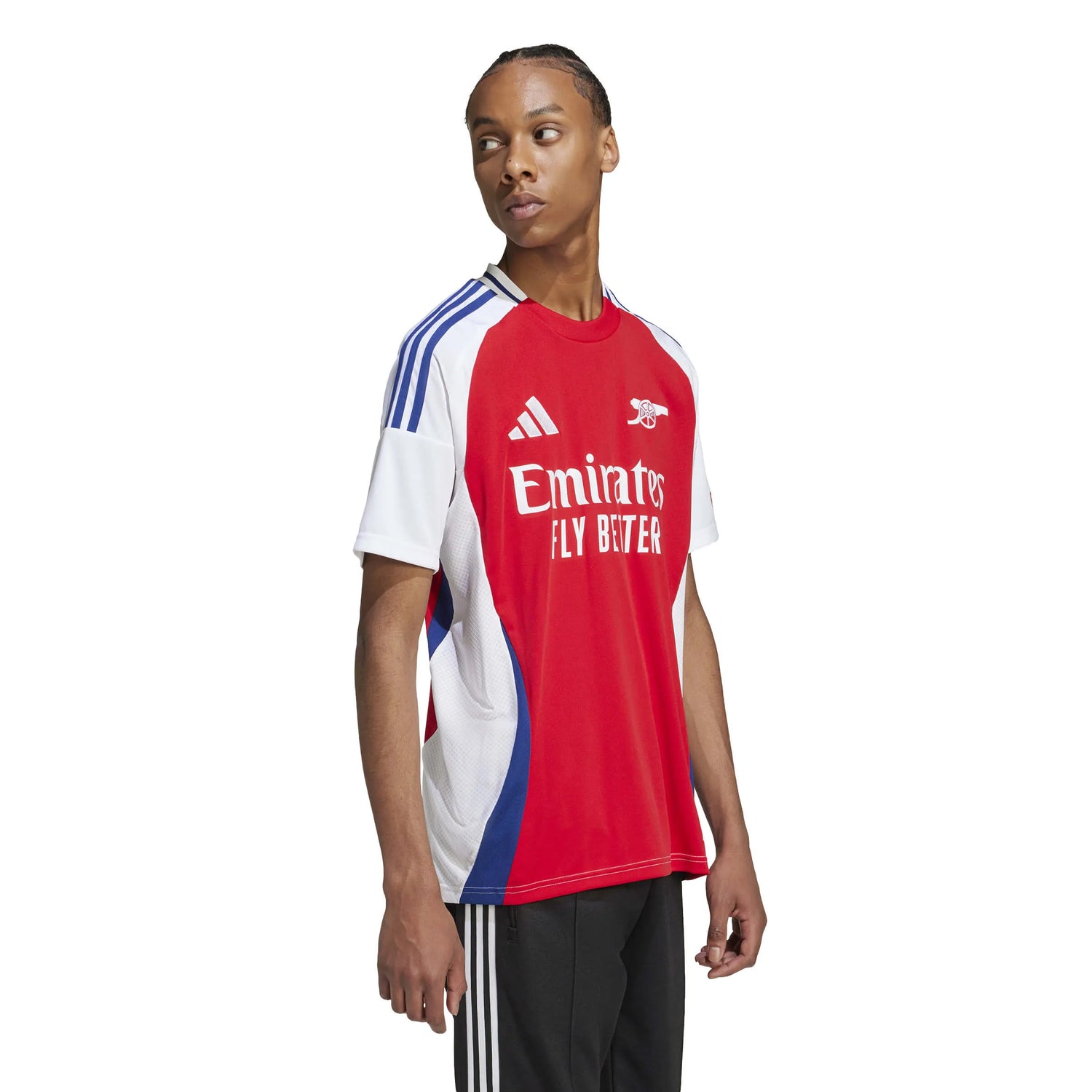 adidas 2024-25 Arsenal Men's Stadium Home Jersey (Model - Side)