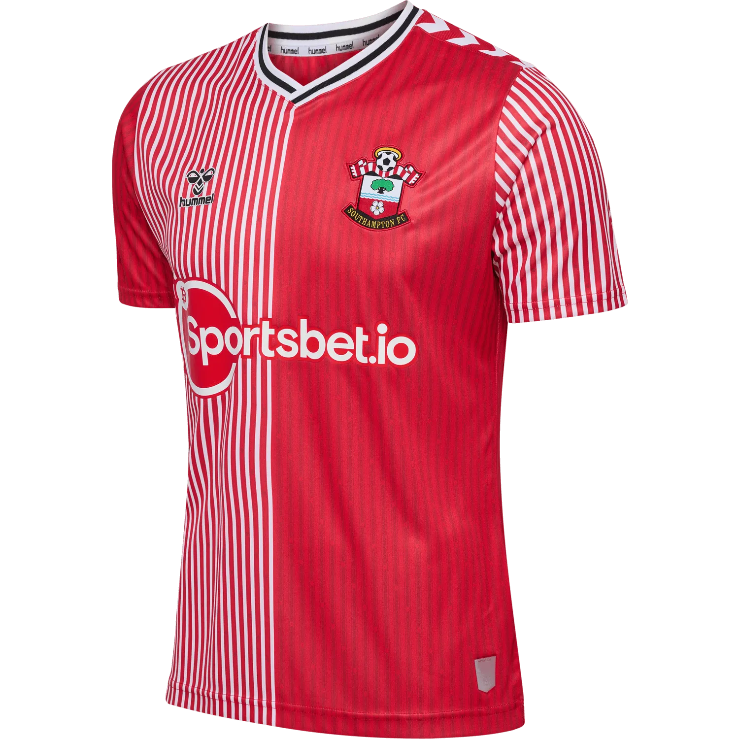 Hummel 2023-24 Southampton Stadium Home Jersey (Lateral - Front)