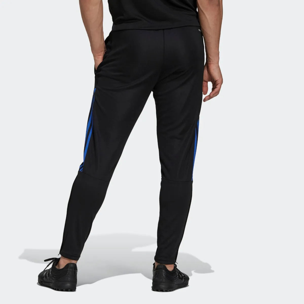 Adidas 2021-22 Real Madrid Training Pants - Black-Blue (Model - Back)