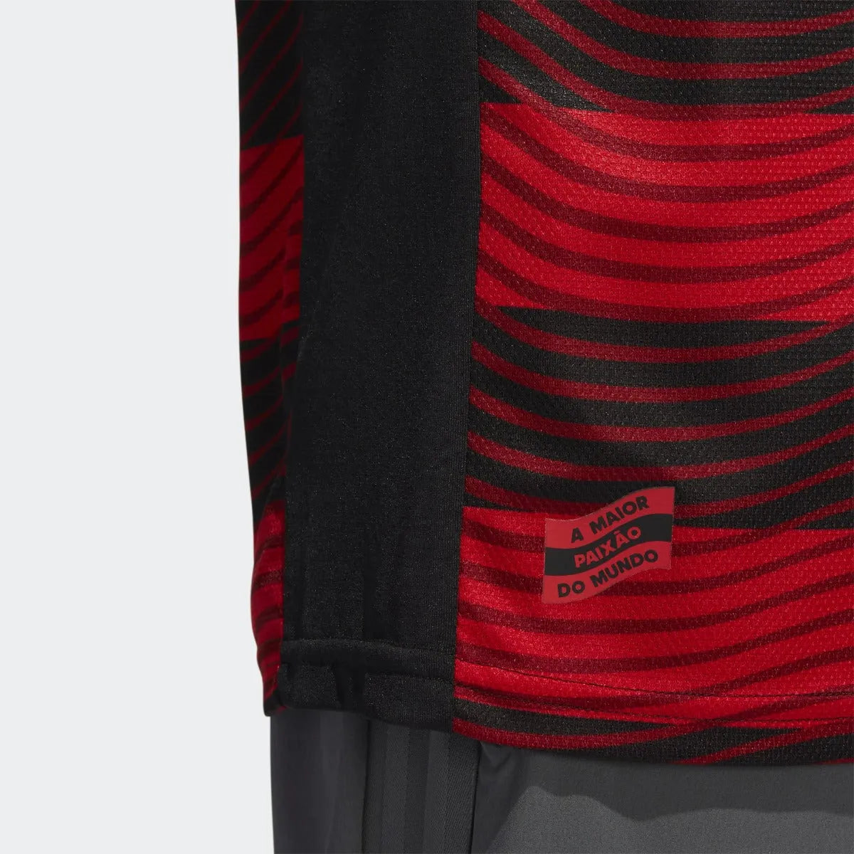 adidas 2022 CR Flamengo Home Jersey - Red-Black (Detail 2)