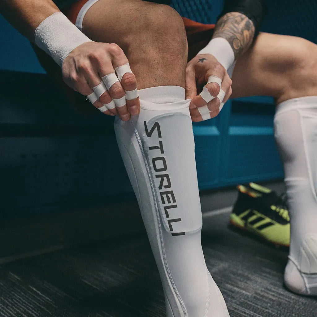 Storelli Leg Guard - White (Model 3)