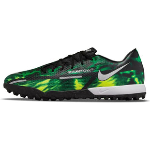 Nike Phantom FT2 Academy SW TF - Black-Green Strike (Side 1)