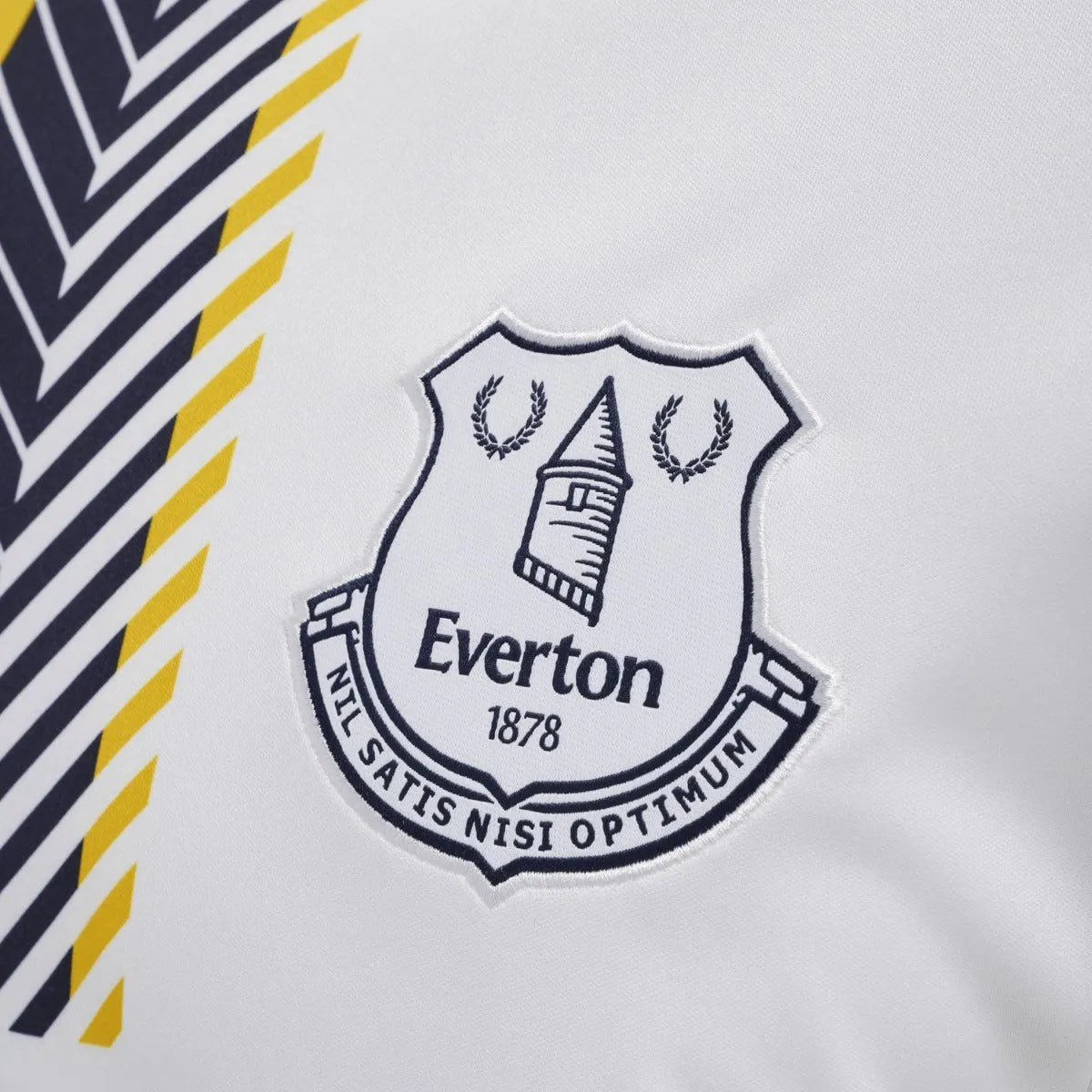 Hummel 2021-22 Everton Third Jersey - White-Black-Yellow (Detail 1)