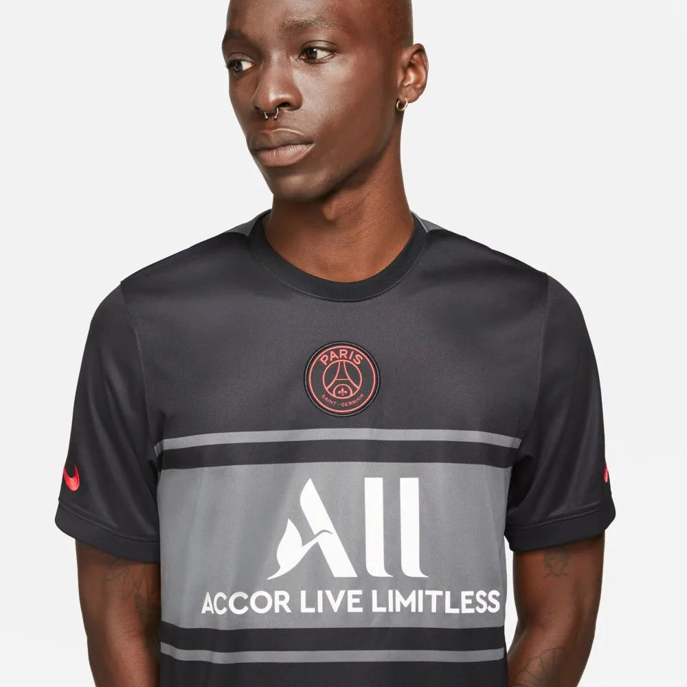 Nike 2021-22 PSG Third Jersey - Black (Detail 1)