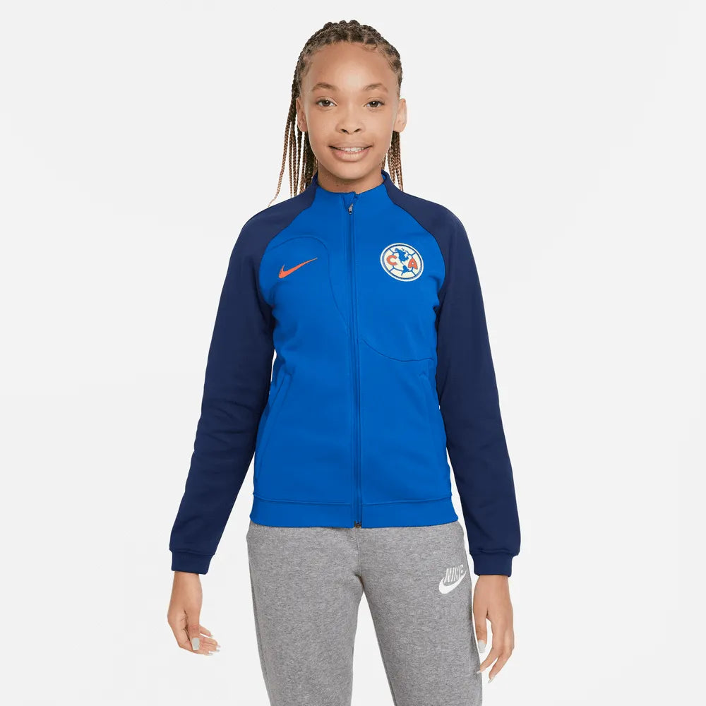 Nike 2023-24 Club America Youth Academy Pro Jacket (Model - Front)