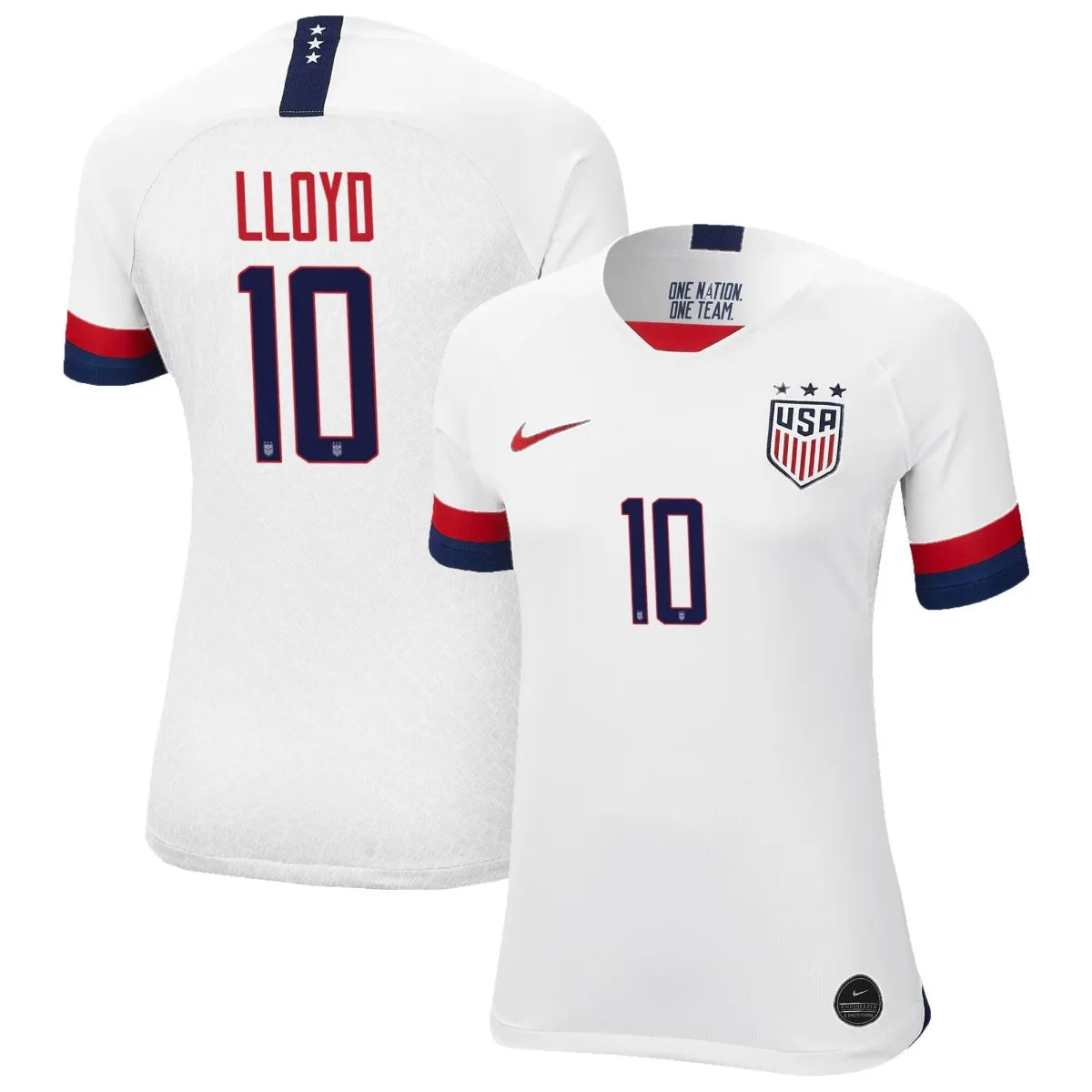 Nike USA 2019-20 WC YOUTH Home Jersey - White