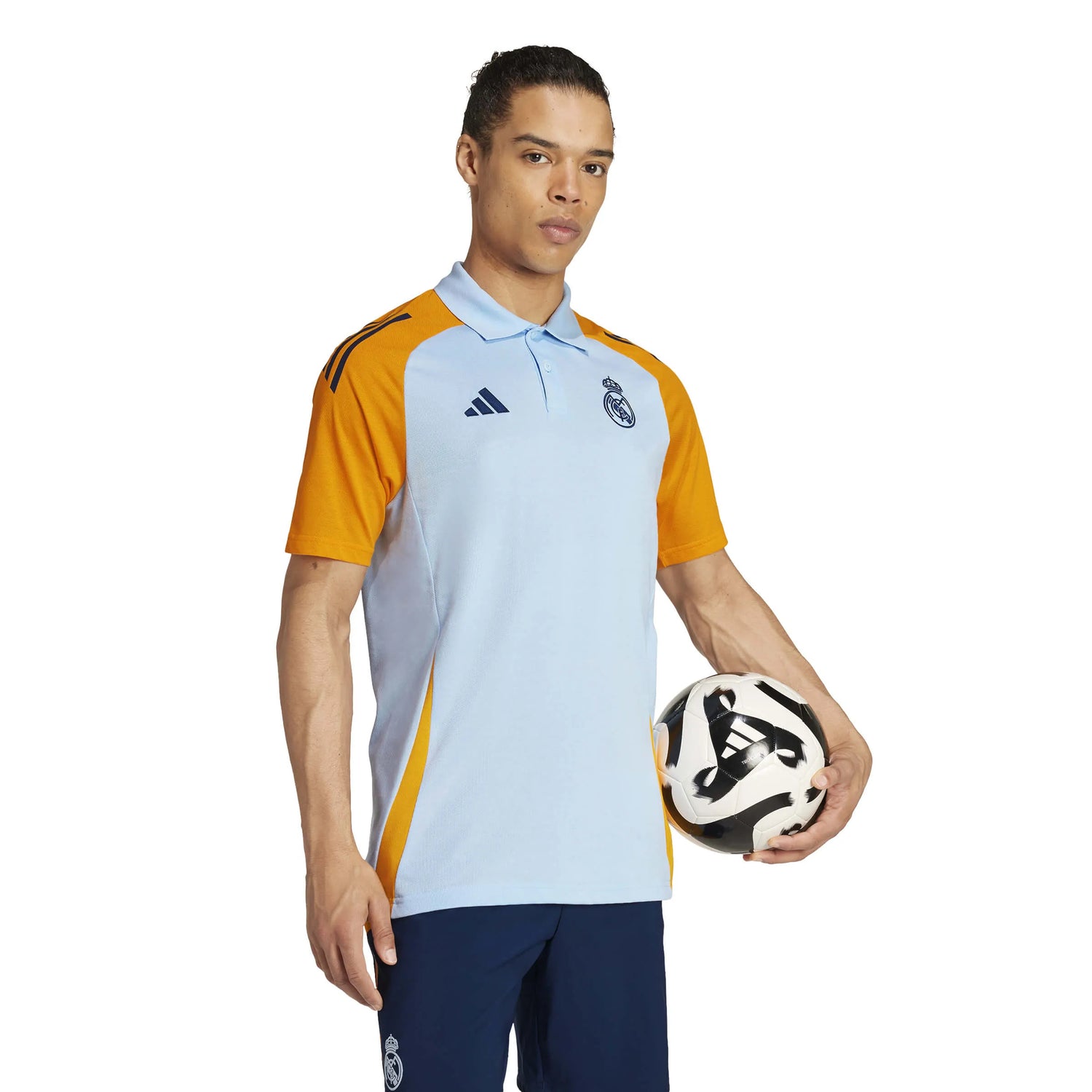 adidas 2024-25 Real Madrid Men's Polo Shirt (Model - Side)