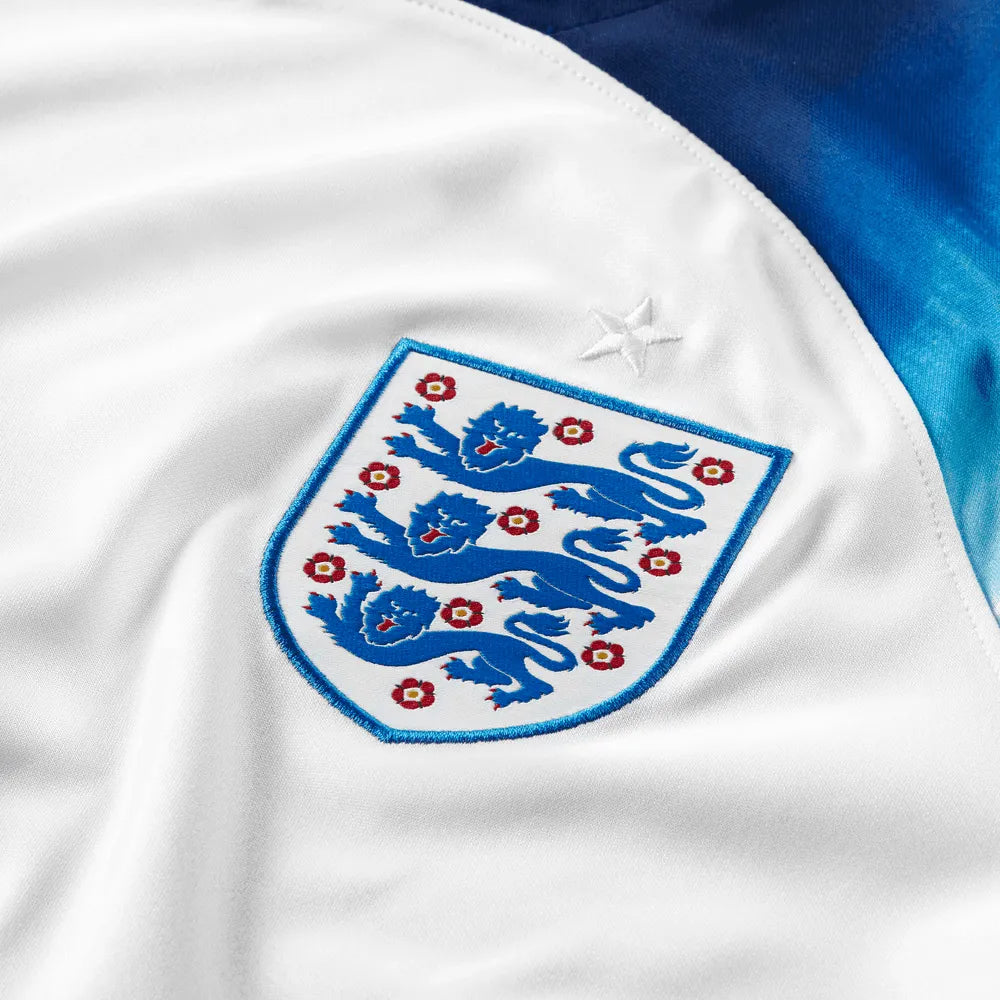 Nike 2022-23 England Home Jersey - White-Blue (Detail 3)