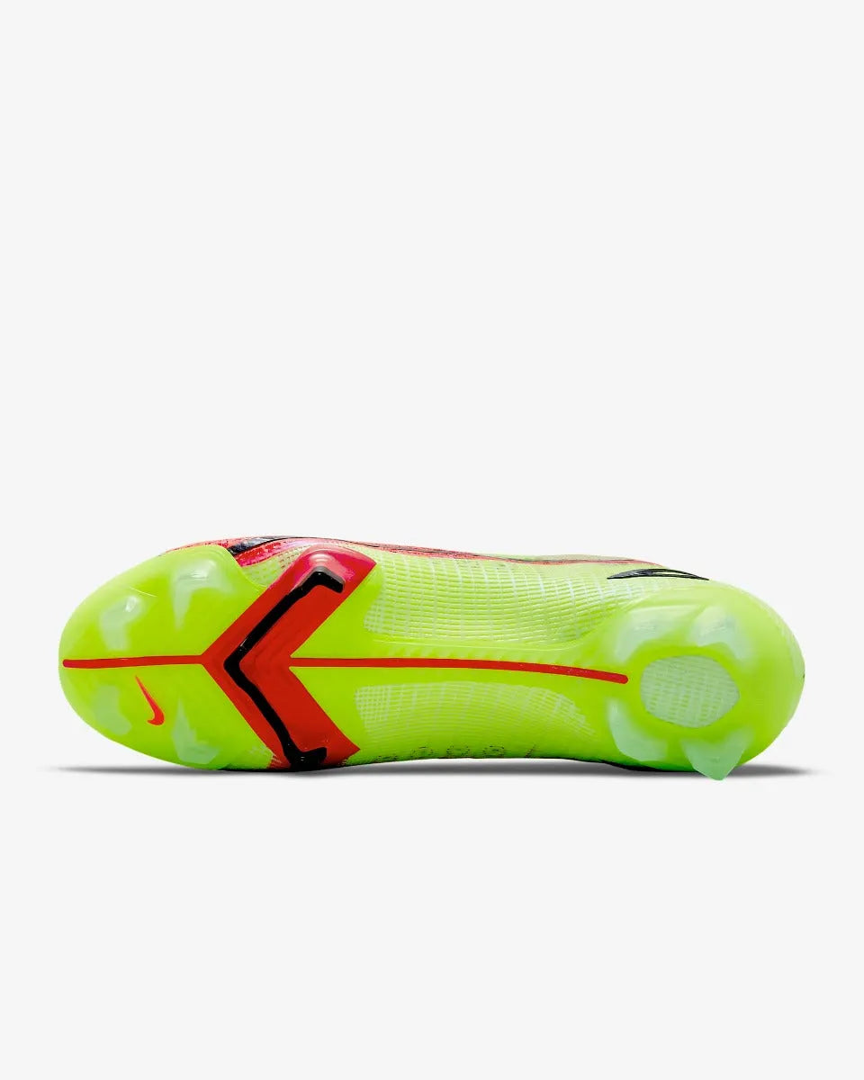 Nike Vapor 14 Elite FG - Volt-Bright Crimson (Bottom)