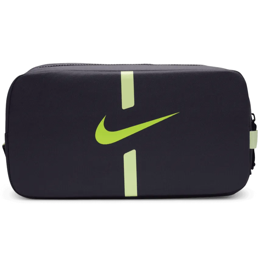 Nike Academy Shoe Bag - Grey - Volt (Back)